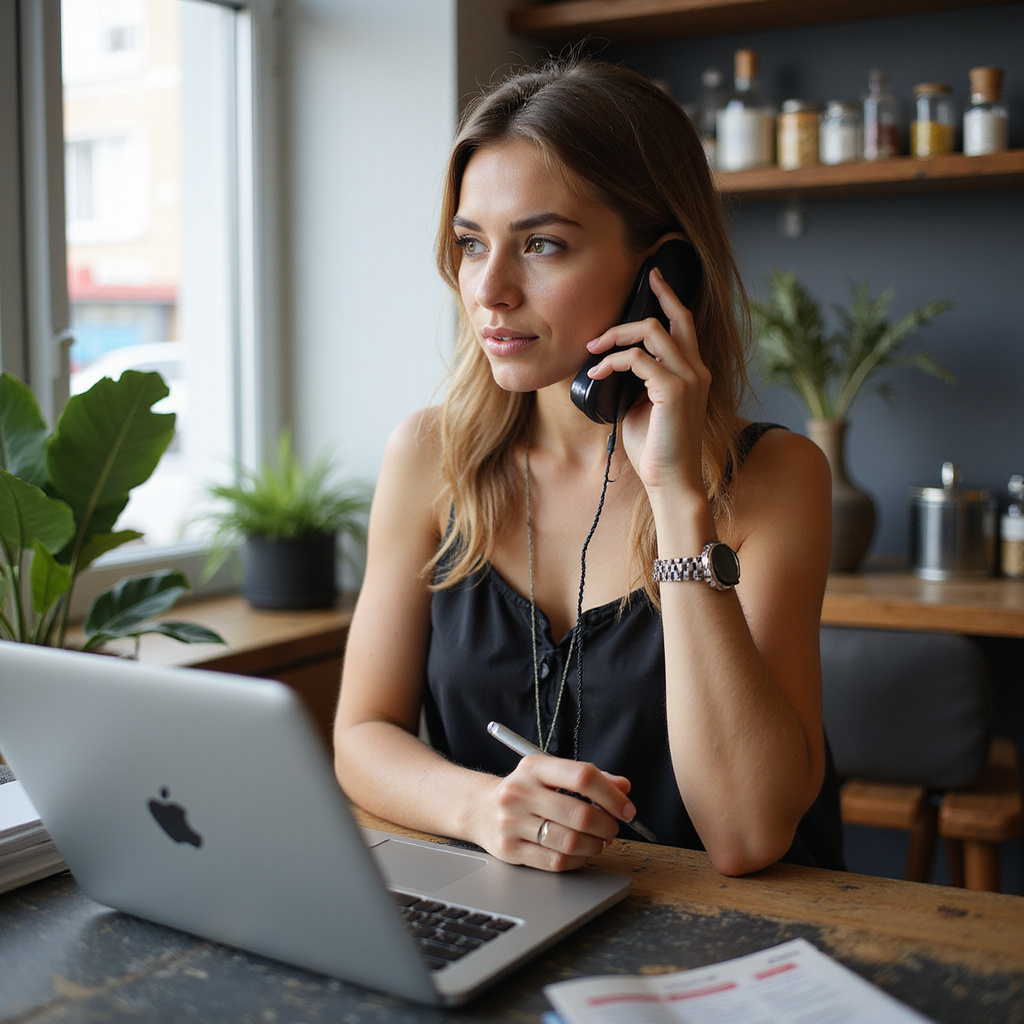 Wirtualna sekretarka AI obsługująca telefony i kalendarz wizyt w salonie fryzjerskim