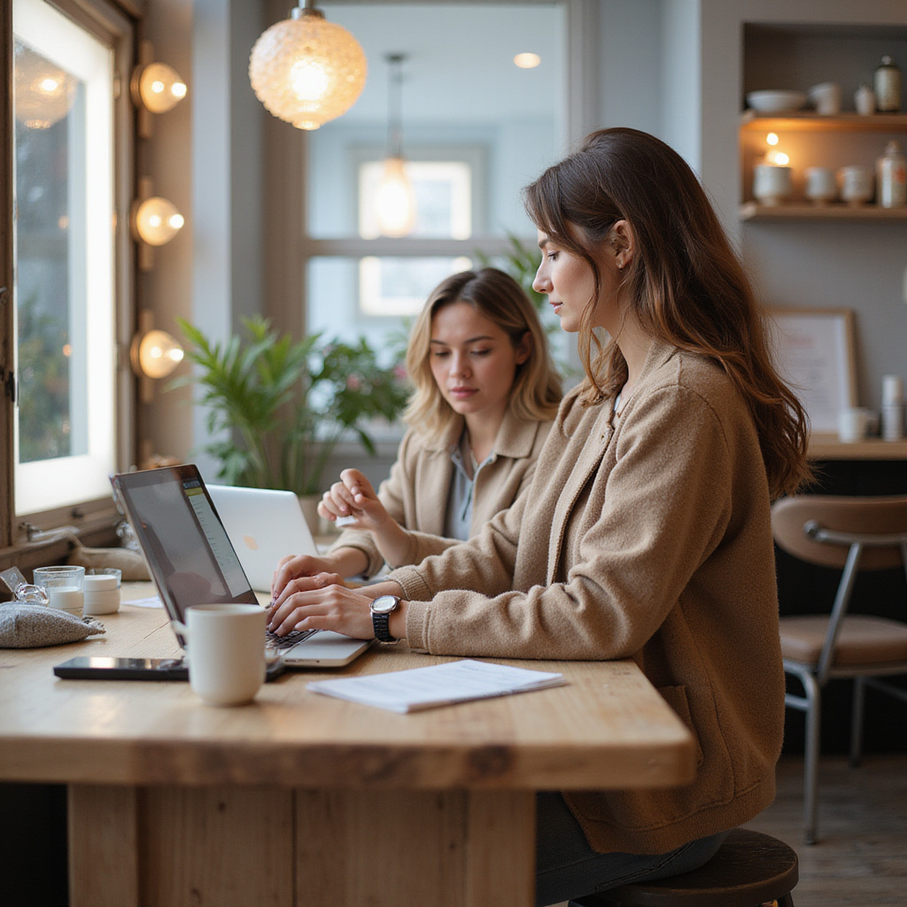 Sztuczna inteligencja w salonie beauty automatyzująca rezerwacje i kalendarz wizyt dla właścicieli salonów