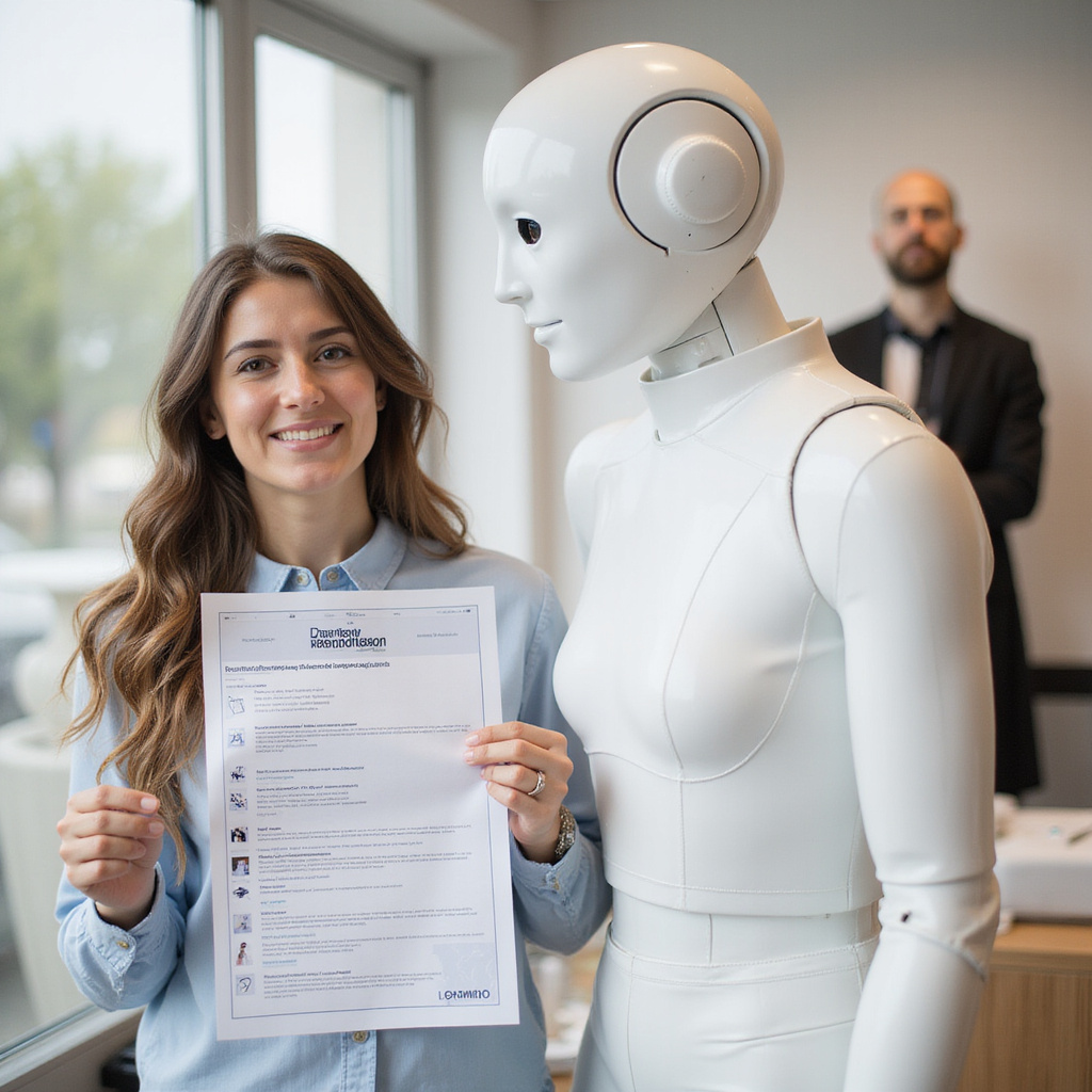 Wirtualna recepcjonistka AI w salonie kosmetycznym, automatyzuje połączenia telefoniczne