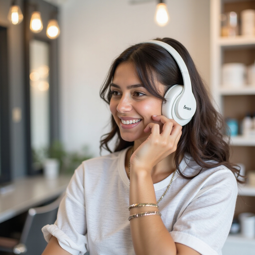 Wirtualna recepcjonistka AI obsługująca rezerwacje w salonie beauty z kalendarzem wizyt