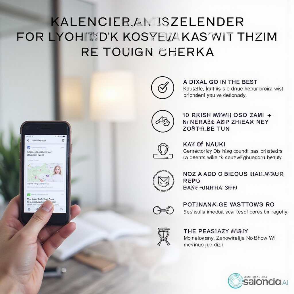 Kalendarz wizyt zintegrowany z AI minimalizujący no-show w salonach beauty