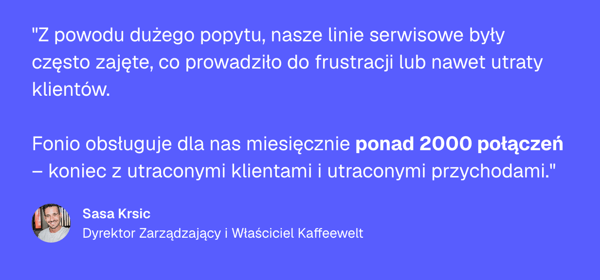 Opinia o Fonio w serwisie Trustpilot